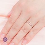  Nhẫn Nhịp Tim Đơn Giản Bạc 925 - Nhẫn Bạc 925 Kiểu Trái Tim - Heart Beat Line Silver Ring 2114NT 