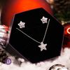 Star Christmas Gift Jewelry Set - Bộ Trang Sức Ngôi Sao Đính Đá Cz - Quà Tặng Giáng Sinh