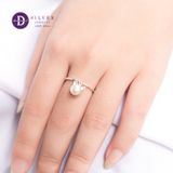  Pearl Cat Silver 925 Ring - Nhẫn Bạc 925 Hình Mèo Đính Ngọc Trai 1540NH 