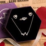  Jewelry Gift Set - Bộ Trang Sức Beat Heart Nhịp Tim Sang Trọng - Heart Gift Set 