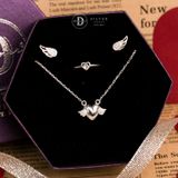  Jewelry Gift Set - Bộ Trang Sức Angle Heart - Cánh Thiên Thần  Sang Trọng - Wings Gift Set 