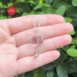  Mặt Dây Chuyền Đá Thiên Nhiên - Đá Phong Thủy Phối Charm Bạc 925 Moon 