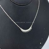  Dây Chuyền Bạc 925 Eyelash Silver Necklace 309DCH 