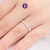 Nhẫn Bạc 925 Line Đá Full - Braid Stone Line Ring 2297NH