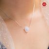 Dây Chuyền Bạc 925 Mặt Con Sò MoonStone - Đá Mặt Trăng