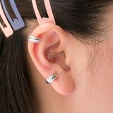  Hoa Tai Bạc 925 Kẹp Vành Earcuff Double Side Twist 2229EC 