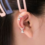  Hoa Tai Bạc 925 Kẹp Vành Earcuff Double Line Falling Heart 2049EC 