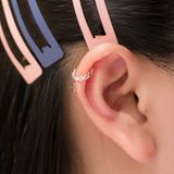  Hoa Tai Bạc 925 Kẹp Vành Earcuff Basic Braid 2226EC 