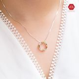  Bộ Dây Chuyền & Nhẫn Đá Phong Thủy -  Đá Tourmaline Thiên Nhiên Đủ Màu - Trang Sức Quà Tặng Ddreamer 