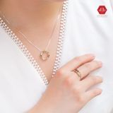  Bộ Dây Chuyền & Nhẫn Đá Phong Thủy -  Đá Tourmaline Thiên Nhiên Đủ Màu - Trang Sức Quà Tặng Ddreamer 