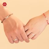  Vòng Tay Thắt Couple Charm Bạc 925 Hình Vô Cực - Infinity 