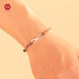  Vòng Tay Thắt Couple Charm Bạc 925 Hình Vô Cực - Infinity 