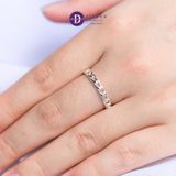  Minimal Cool Chain Sterling Silver Ring - Nhẫn Bạc 925 Bản Xích Trơn 2323NT Ddreamer 