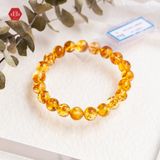  Chuỗi Đá Thiên Nhiên - Đá Phong Thủy Hổ Phách (Amber) 