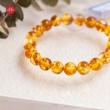  Chuỗi Đá Thiên Nhiên - Đá Phong Thủy Hổ Phách (Amber) 