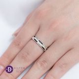  Nhẫn Bạc 925 - Nhẫn Lông Voi 1 Và 2 Line Hairy Elephant Ring 1760NT 1762NT 