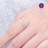  Nhẫn Bản Móc Máy Bạc 925 - Size 1.8 - Silver Ring 1779NT 