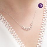  Dây Chuyền Bạc 925 Hình Đoạn Xích Bản To Ngắn - Half Minimal Chain 890DCT 