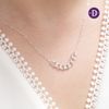 Dây Chuyền Bạc 925 Hình Đoạn Xích Bản To Ngắn - Half Minimal Chain 890DCT