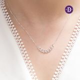  Dây Chuyền Bạc 925 Hình Đoạn Xích Bản To Ngắn - Half Minimal Chain 890DCT 