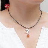  Mặt Dây Chuyền Bạc 925 Kí Hiệu Chữ Om (om mani padme hum) Circle Pendant MDC525 MDC524 