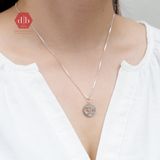  Mặt Dây Chuyền Bạc 925 Kí Hiệu Chữ Om (om mani padme hum) Circle Pendant MDC525 MDC524 