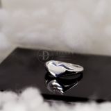  Nhẫn Signet Trái Tim Bạc 925  - HEART SIGNET RING 2153NT 