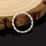  Minimal Twist Norah Sterling Silver Ring -  Nhẫn Bạc 925 Kiểu Xoắn 3 Dày Dặn 1002NT 