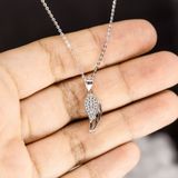  Mặt Dây Chuyền Bạc 925 Hình Cánh Thiên Thần Đính Đá Trắng - Sparkling Angel Wing Pendant MDC351 