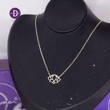  Vietnam Lotus Sterling Silver Necklace - Dây Chuyền Hoa Sen Bạc 925 - Vietnam Necklace 689DCT 