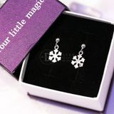  Snowflake Silver Earrings - Bông Tai Hoa Tuyết Bạc 925 2296BTT 