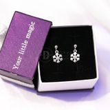  Snowflake Silver Earrings - Bông Tai Hoa Tuyết Bạc 925 2296BTT 