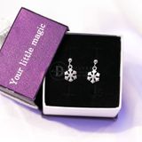  Snowflake Silver Earrings - Bông Tai Hoa Tuyết Bạc 925 2296BTT 