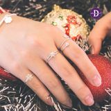  Nhẫn Bạc 925 Hoa Tuyết Trơn - Nhẫn Snowflake Silver Ring 036NT 