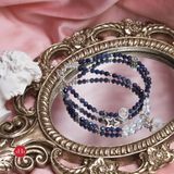  Vòng Double đá Sapphire phối đá Mặt Trăng 