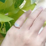  Nhẫn Signet Trái Tim Bạc 925  - HEART SIGNET RING 2153NT 