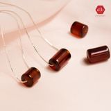  Lu Thống Đá Garnet Đỏ Chiêu Tài Lộc - Dây chuyền phối đá Lu Thống 