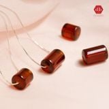  Lu Thống Đá Garnet Đỏ Chiêu Tài Lộc - Dây chuyền phối đá Lu Thống 