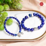  Cặp Vòng Đá Phong Thủy Lapis Kết Hợp Sapphire Cho Cặp Đôi Mệnh Mộc/Thủy 