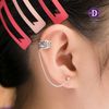 Hoa Tai Bạc 925 Kẹp Vành Flower Earcuff String 1499EE