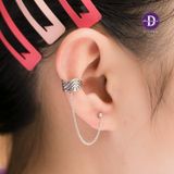  Hoa Tai Bạc 925 Kẹp Vành Eyes Earcuff Earrings 1500EE 