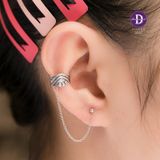  Hoa Tai Bạc 925 Kẹp Vành Eyes Earcuff Earrings 1500EE 