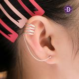  Hoa Tai Bạc 925 Kẹp Vành 4 Line Earcuff Earrings 1598EE 