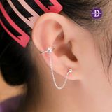  Hoa Tai Bạc 925 Phối Kiểu Kẹp Vành - Long Chain Star Earcuff & Dottie 2257EE Ddreamer 