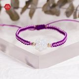  Vòng Thắt Handmade -  Moon Stone Đá Mặt Trăng Hoa Tuyết 