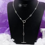  Dây Chuyền Bạc 925 Dây Chuyền Dáng Dài Chuỗi Mắt Xích Dainty Eyes Chain 691DCT 