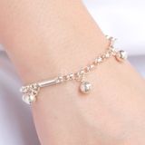  Pure Silver 999 Bracelets - Vòng Tay Bạc 999 Xích Tròn Ống Trụ và Chuông Lớn 1028VTT DDreamer 