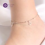  Lắc Chân Bạc 925 - Lắc Chân 3 King Crown Silver Anklet - Sterling Silver Ankle Bracelets - 167LCT 