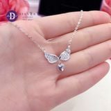  Heart Wing Silver Necklace - Dây Chuyền Cánh Thiên Thần Trái Tim Tòn Ten Bạc 925 - Dây Chuyền Valentine - Ddreamer 215DCH 
