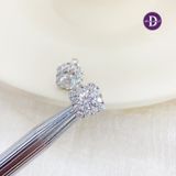  Bông Tai Nữ Đính Đá Moissanite 5li Ổ Vuông Sang Trọng - Bông Tai Bạc 925 Xi Kim Cao Cấp - Moissanite Sterling Silver Earrings MBT007-1 